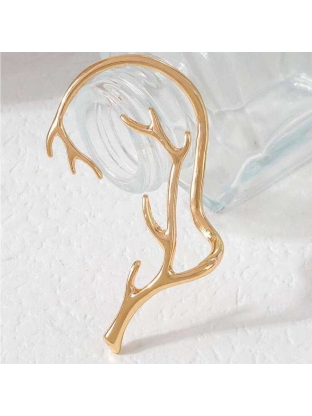 Elegant Gold leaf cuff A1490